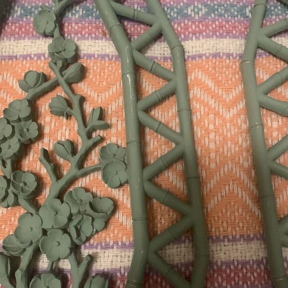 2 Faux bamboo vintage wall decor - Picture 6 of 9